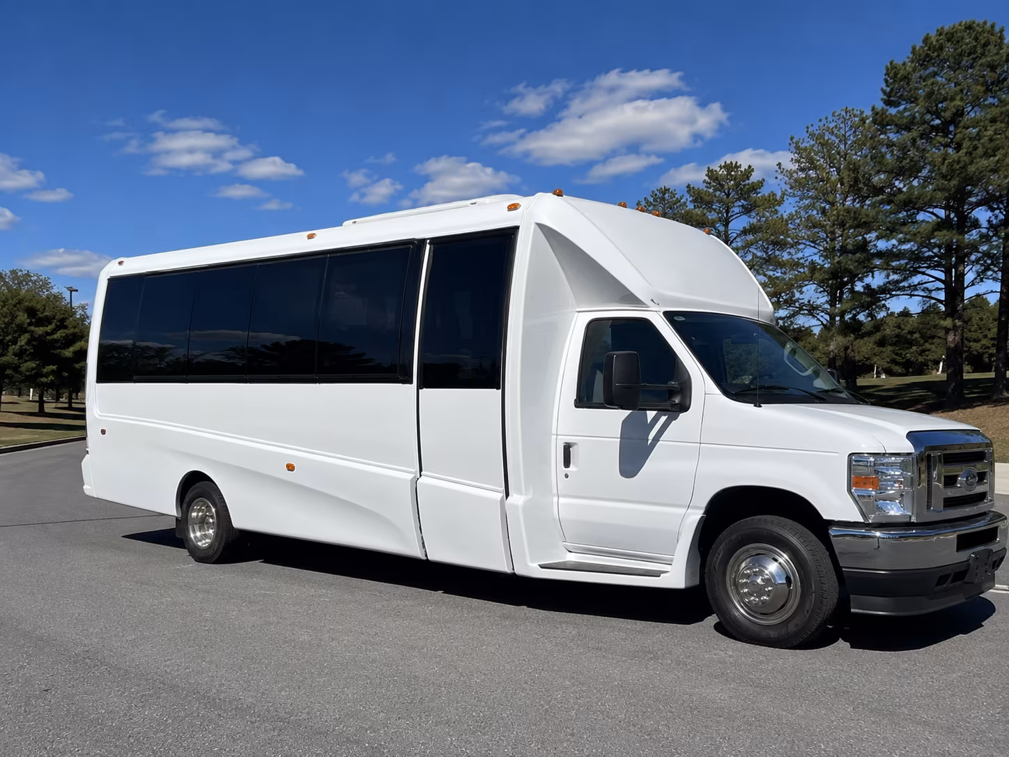 Queens Birthday, Sweet 16, & Quinceañera Transportation party bus exterior