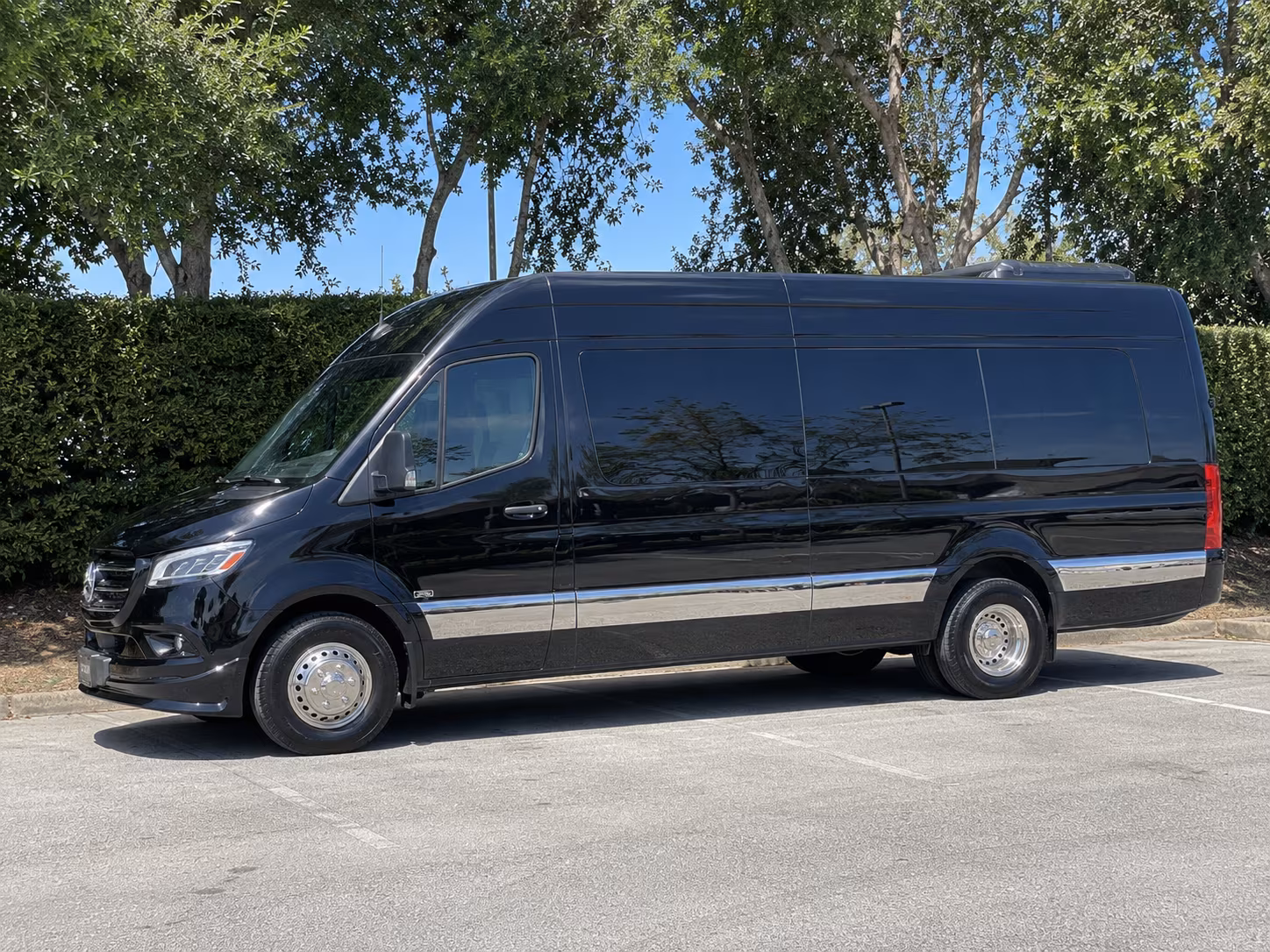 Queens Corporate Transportation party bus exterior