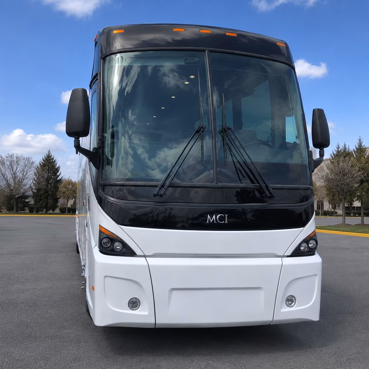 Queens Corporate Transportation party bus exterior
