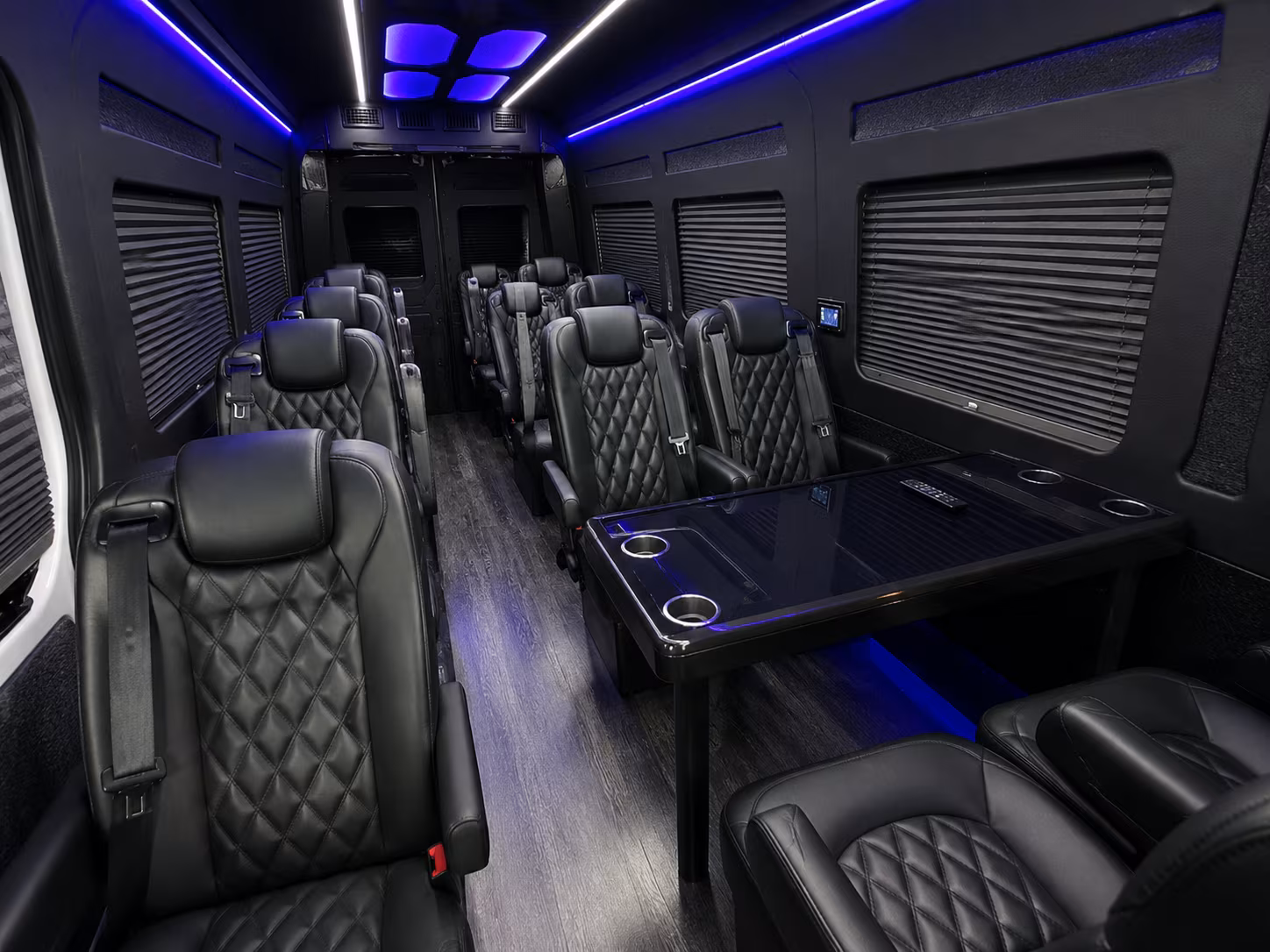 Queens School Event Transportation party bus exterior