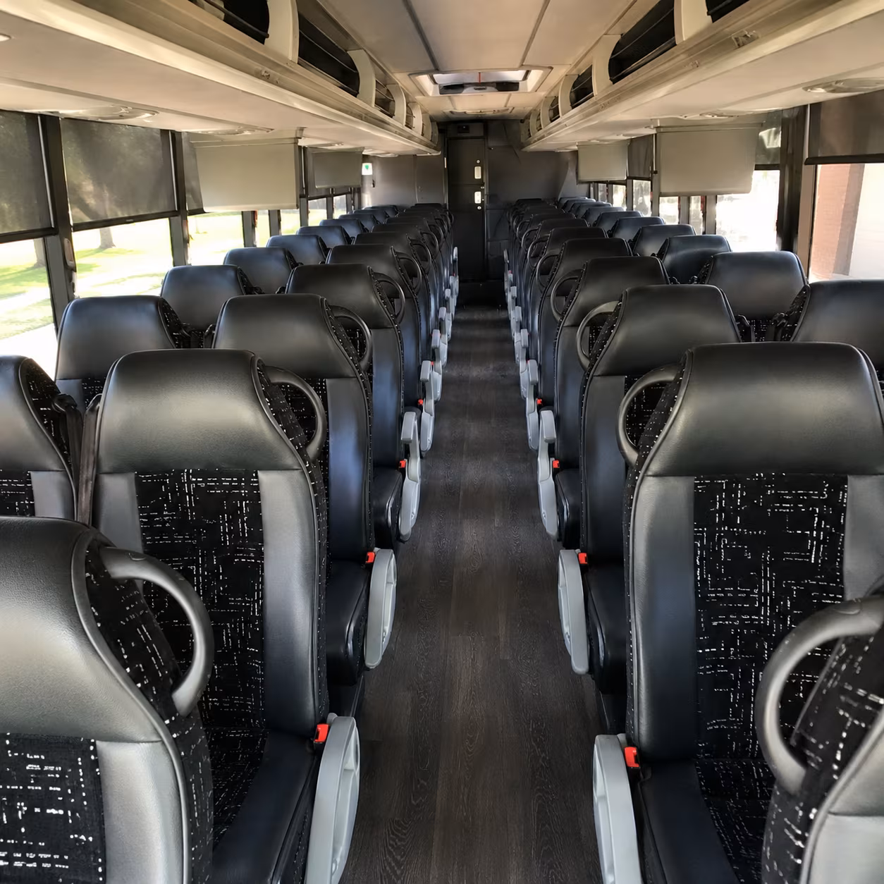 Queens School Event Transportation party bus interior