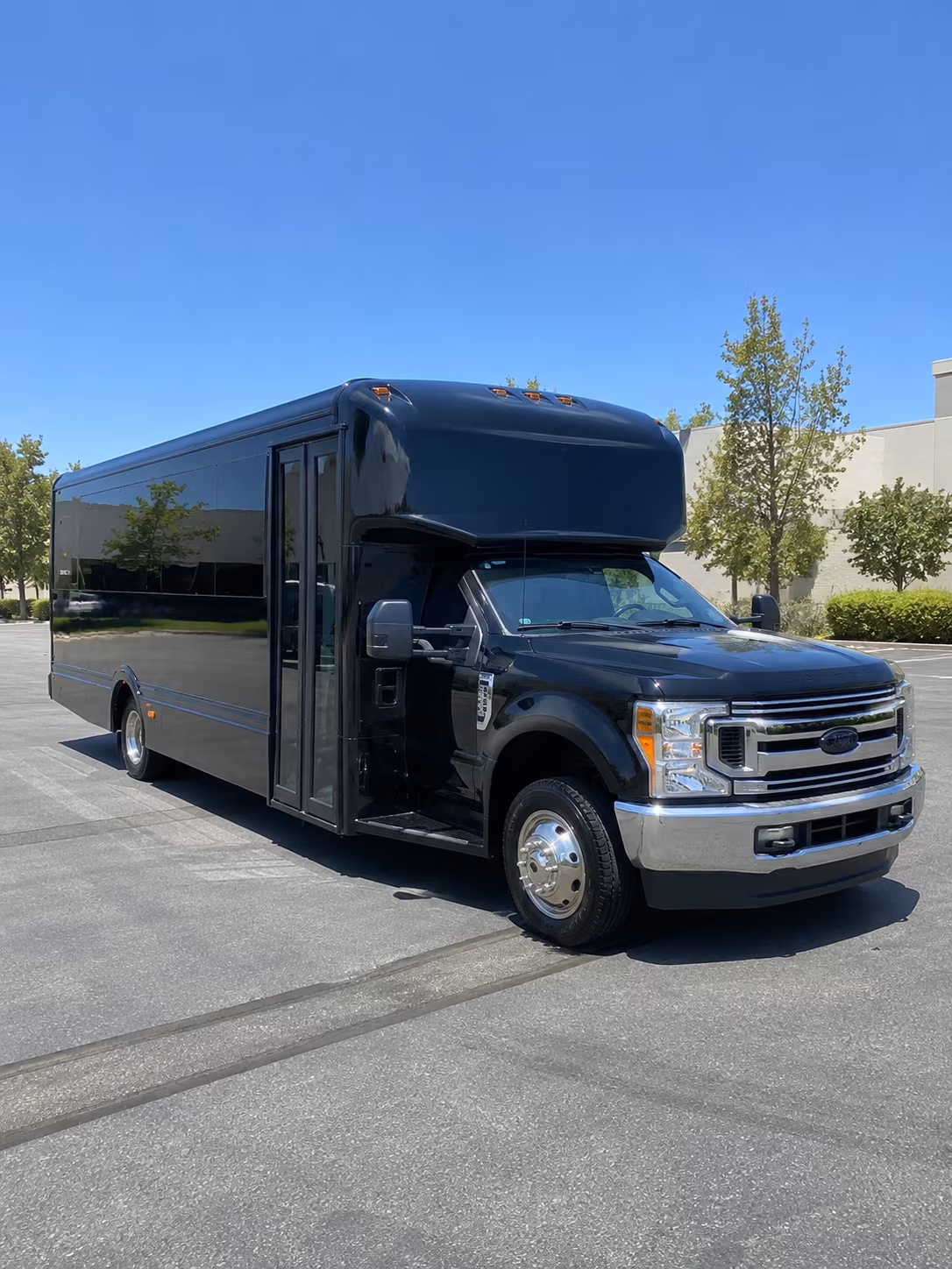 Queens Wedding Transportation party bus exterior