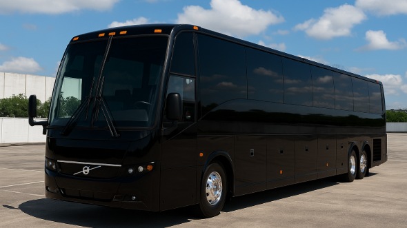 Exterior of Charter Bus Company Hempstead's 40 Passenger Party Bus in Hempstead